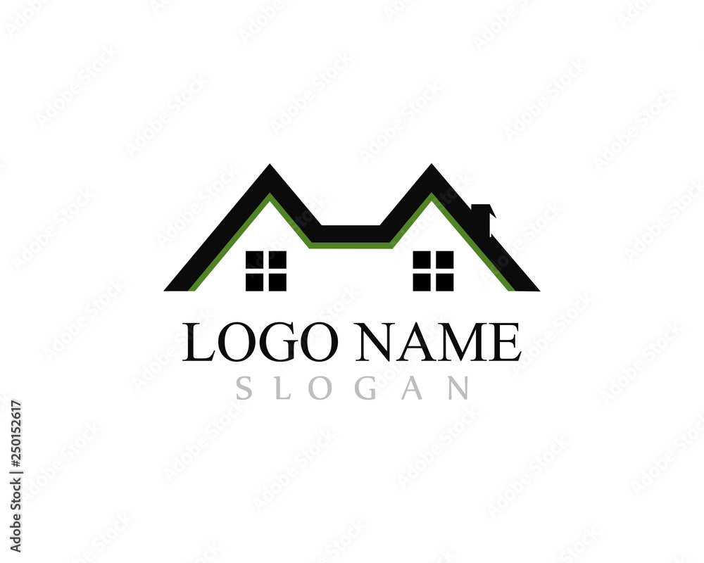 Real Estate , Property and Construction Logo design for business corporate sign.vector logo