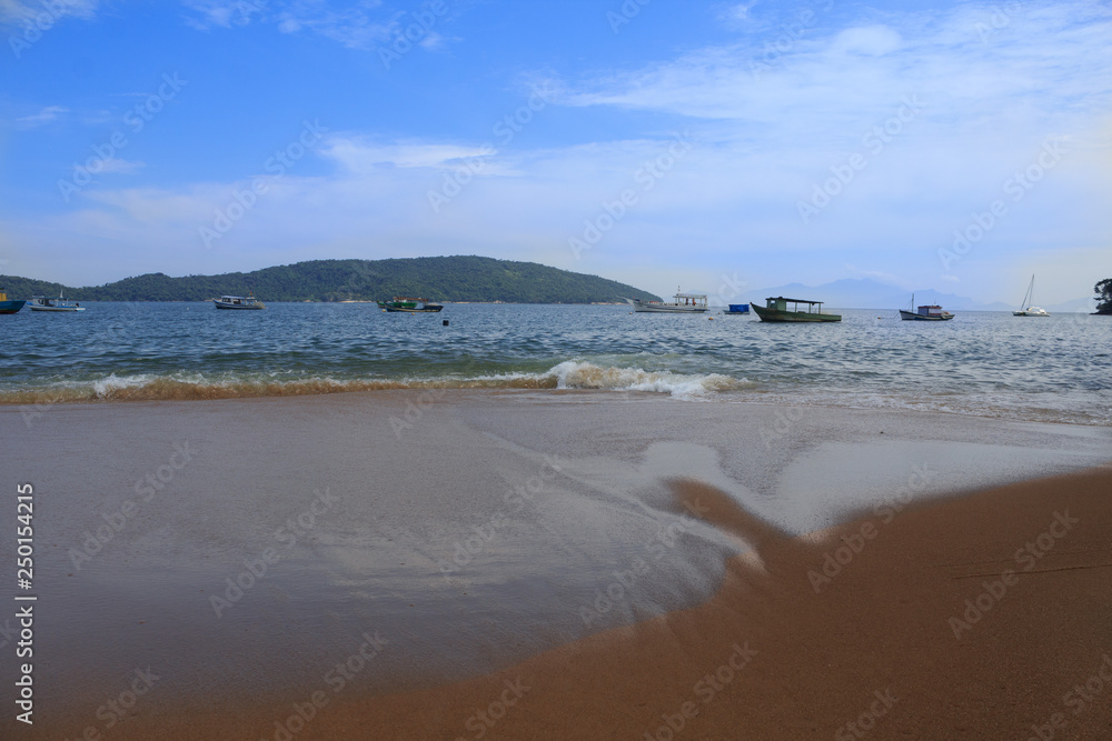 Boats on the sea