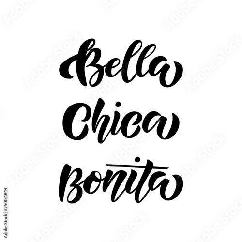 Bella lettering