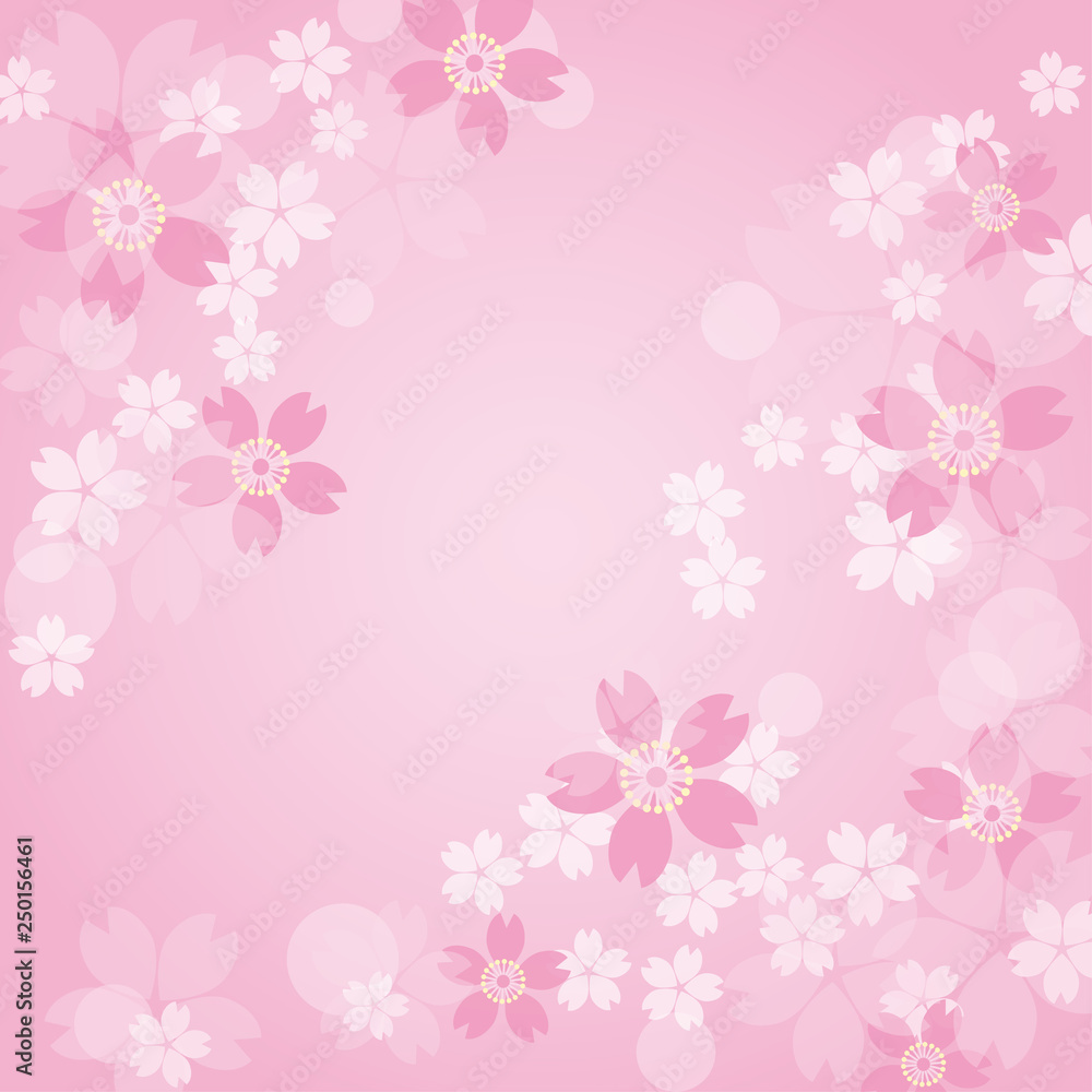 Pink sakura background