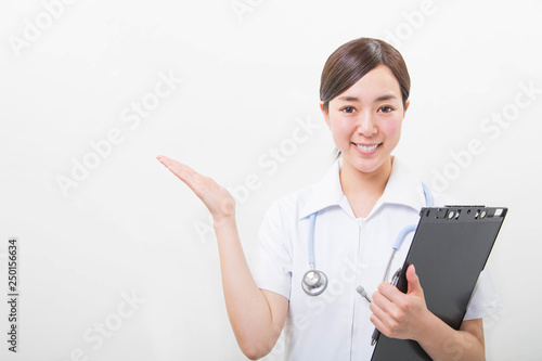 Portrait of a smiling young nurse