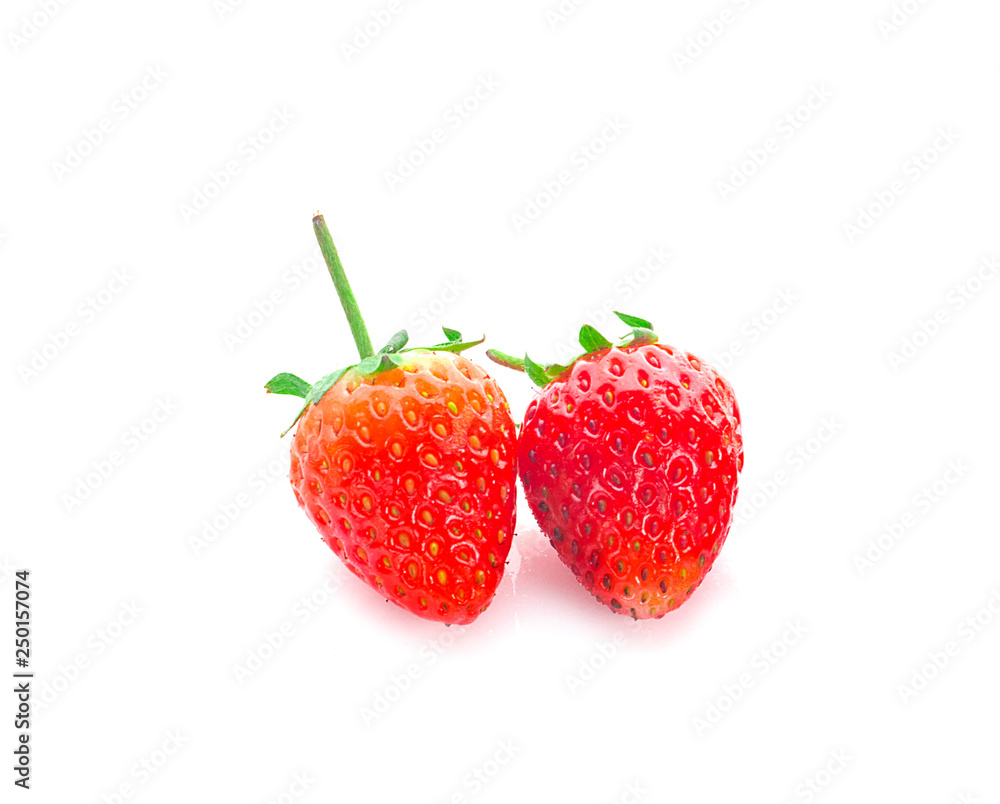 Strawberries isolated on white background Strawberries isolated on white background