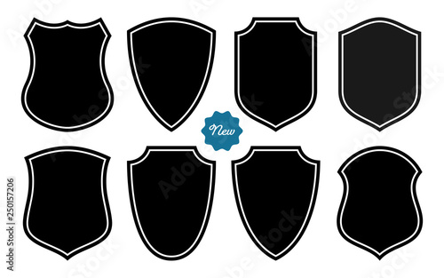 Badge Shape Set Vector Template