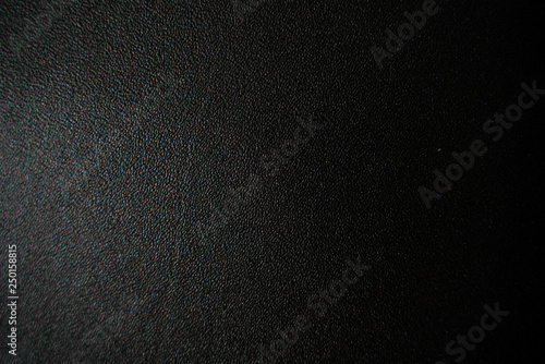 Genuine real black leather background