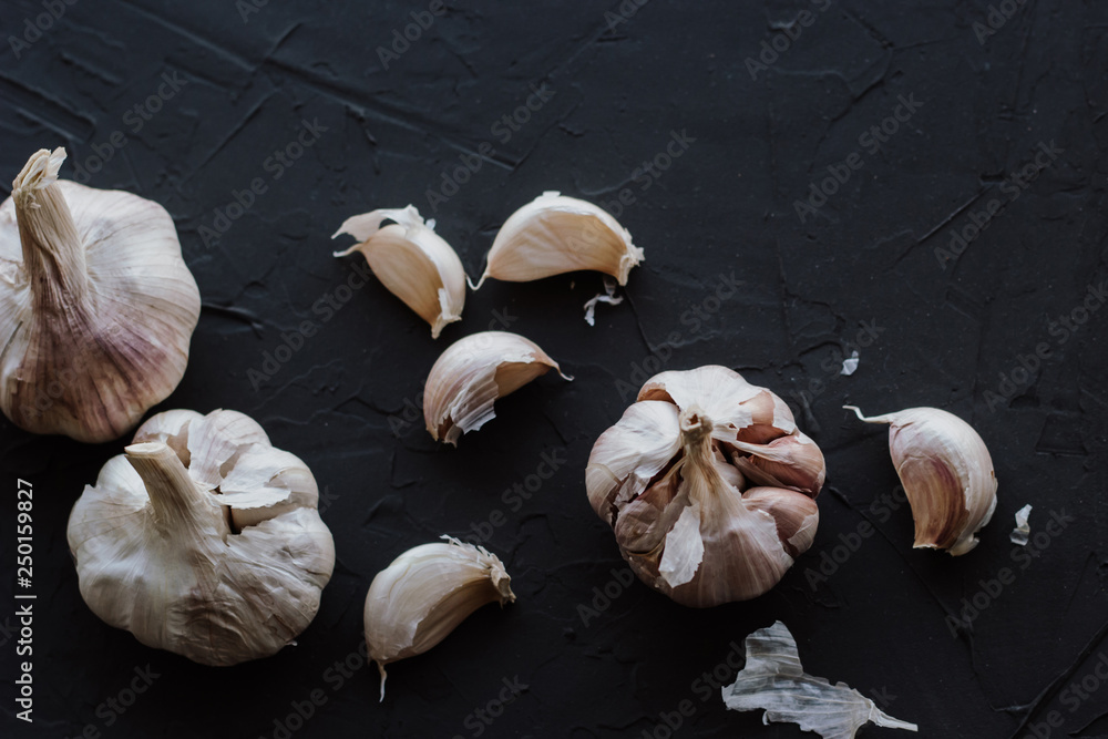 custom made wallpaper toronto digitalGarlic on a black background