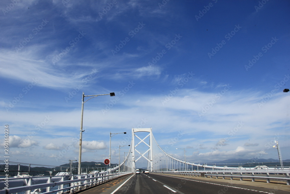 鳴門海峡に架かる「大鳴門橋」(兵庫県⇔徳島県)