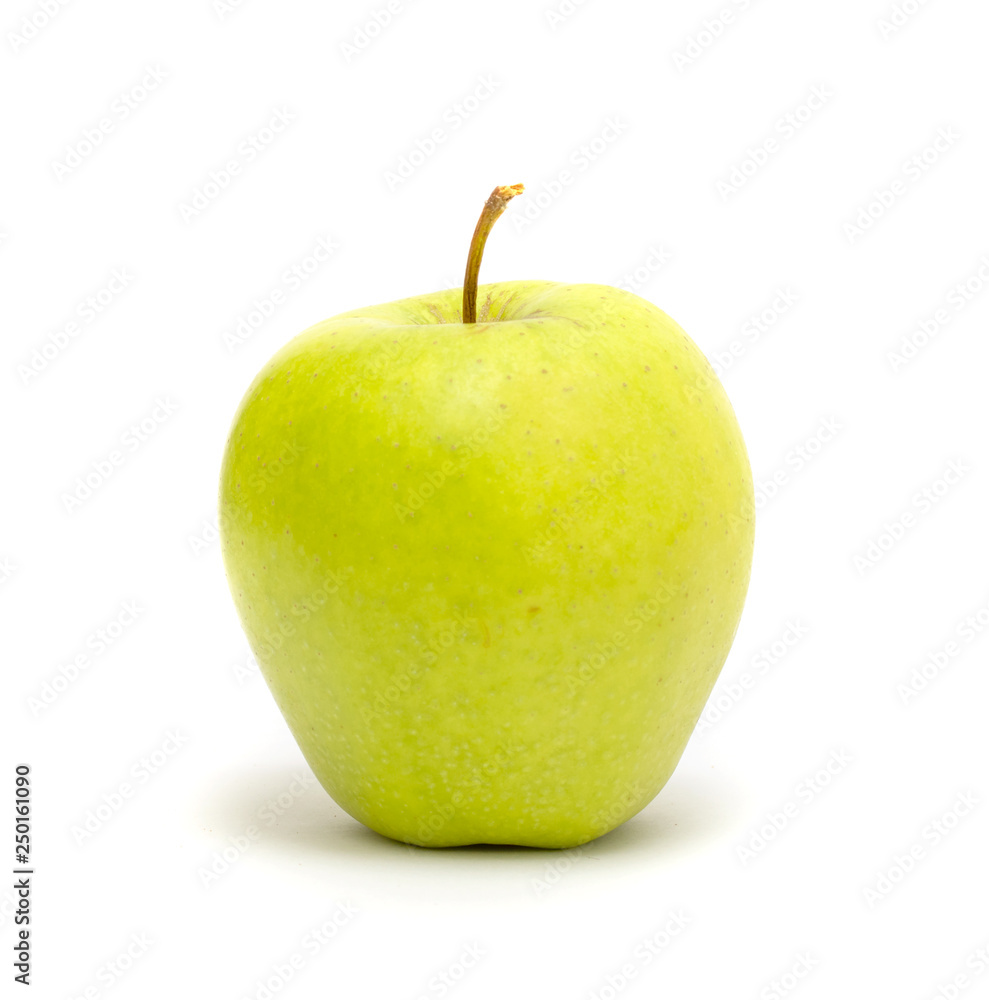 ripe apple isolated on white background, photo in studio ripe apple isolated on white background, photo in studio