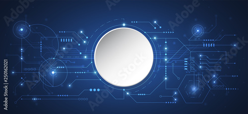 Internet connection, abstract sense of science and technology graphic design. Modern engineering, futuristic communication concept. Vector illustration