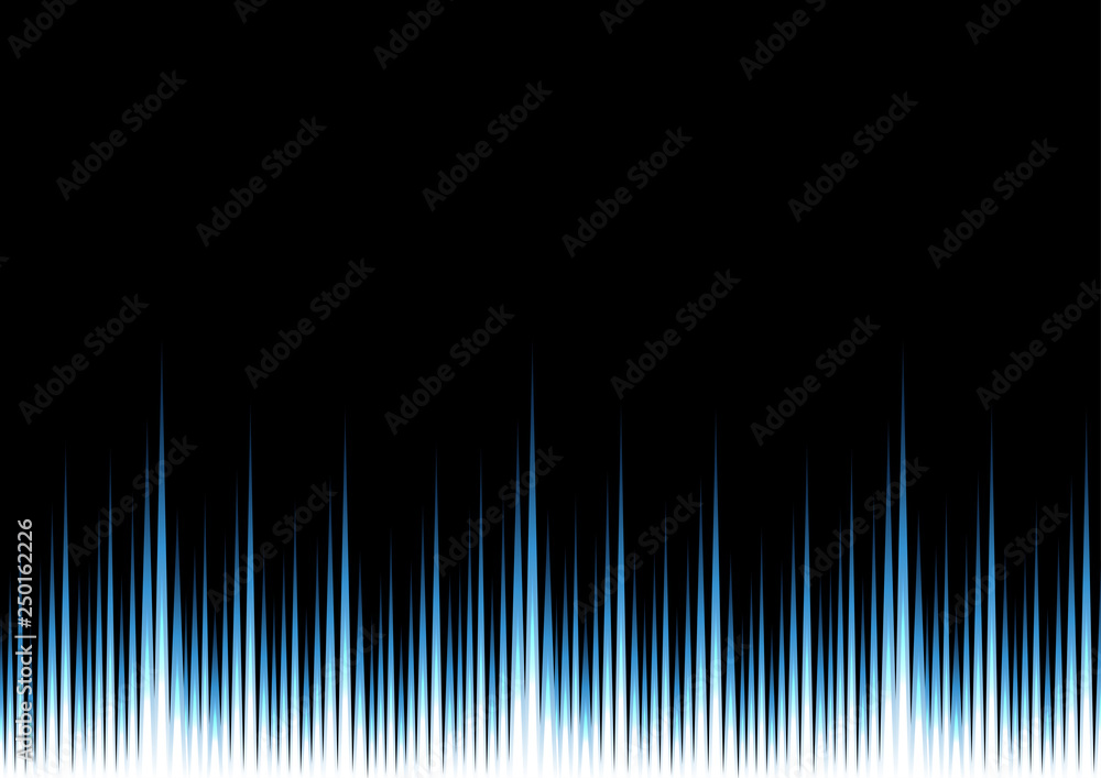 Abstract blue line and black background for business card, cover, banner, flyer. Vector illustration