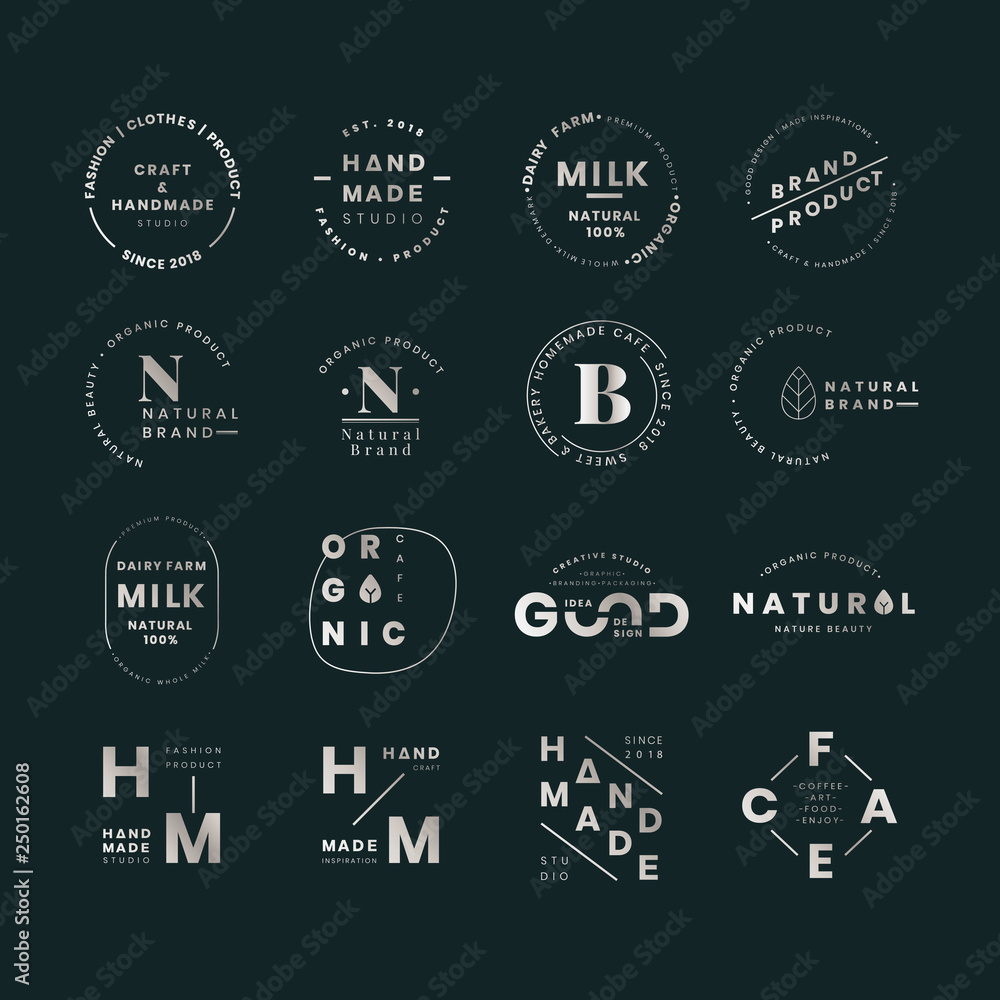 Obraz premium Brand logo sets