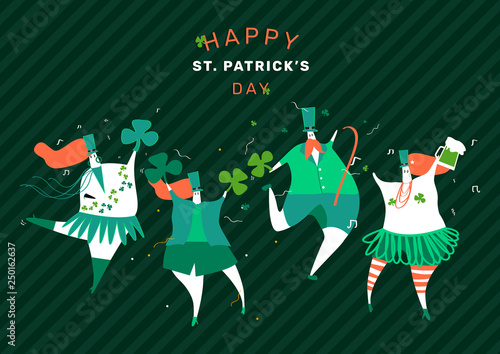 St Patrick's day illustration