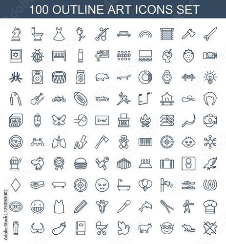 100 art icons