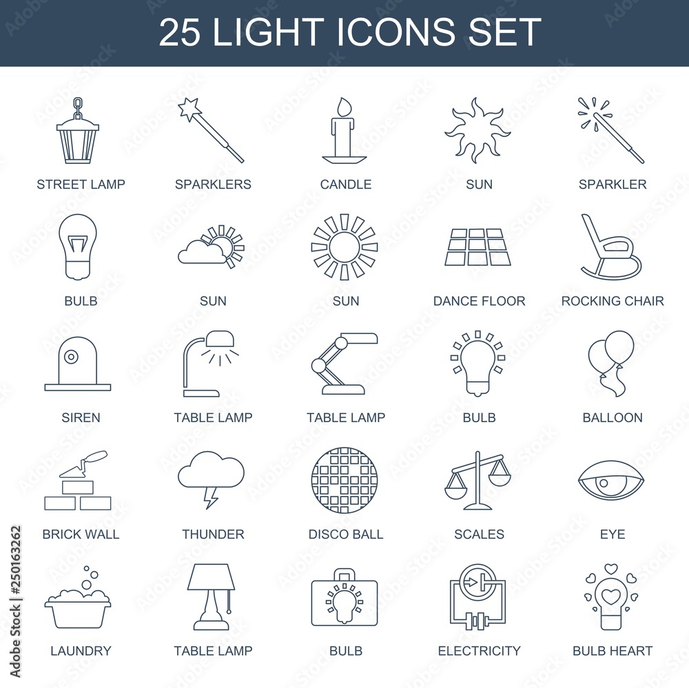 light icons light icons