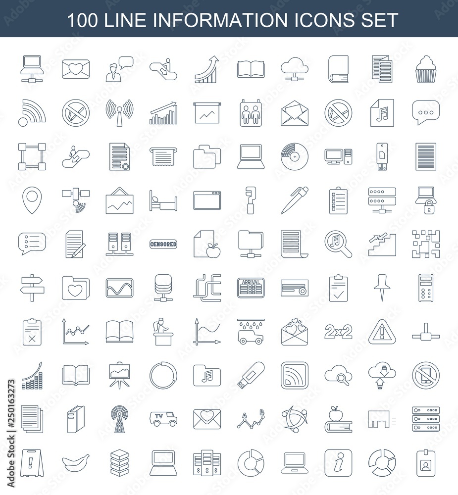 100 information icons 100 information icons