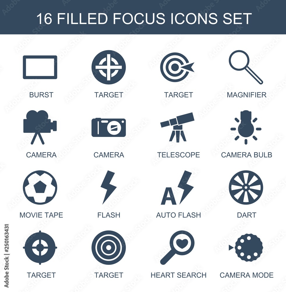 focus icons focus icons