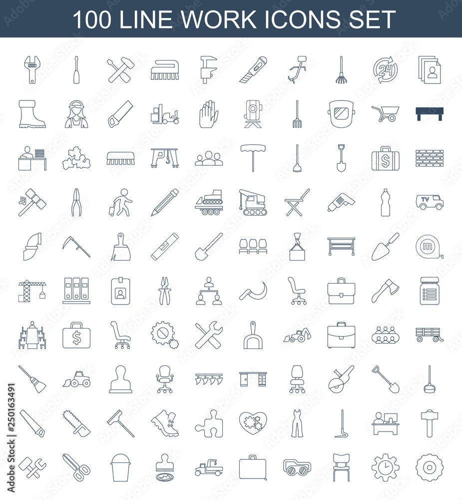 work icons work icons