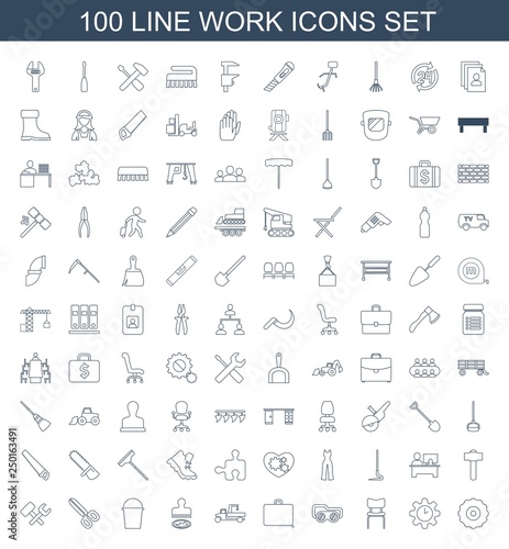 work icons
