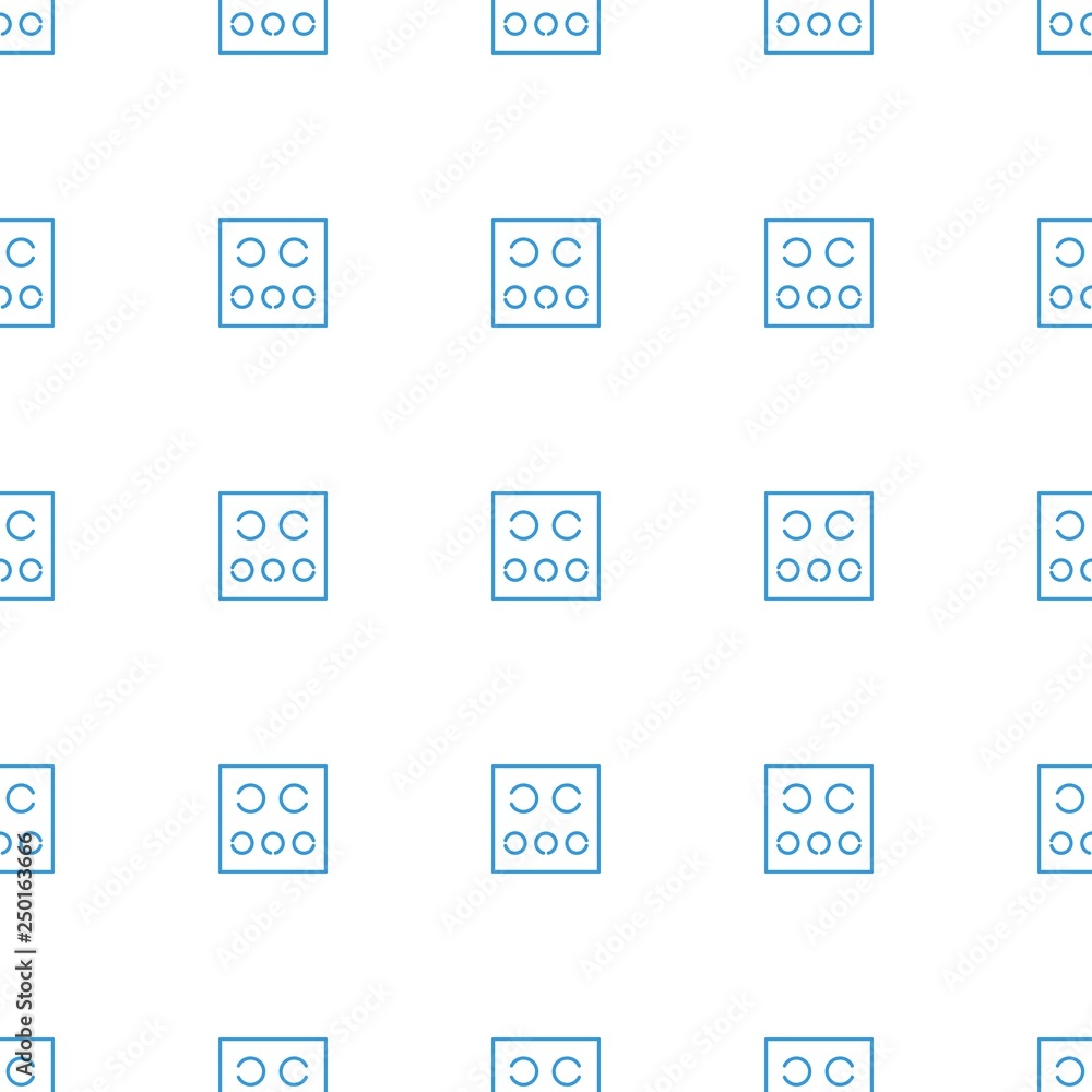 eye test icon pattern seamless white background