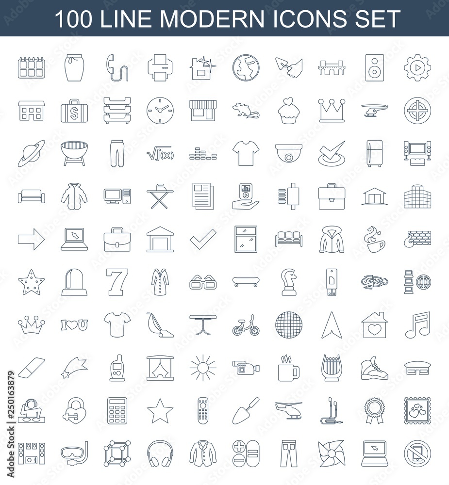 modern icons modern icons
