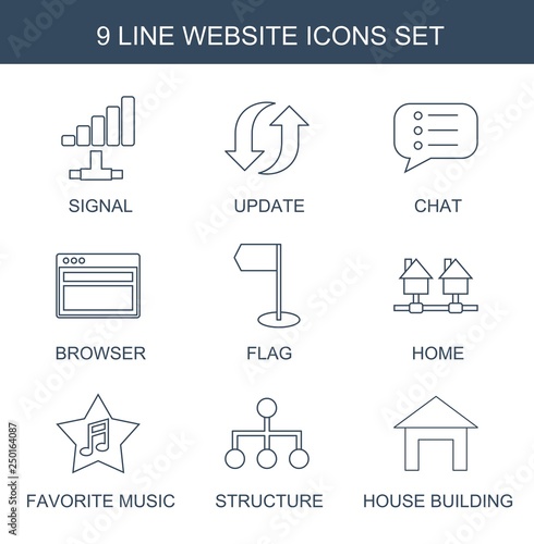 9 website icons