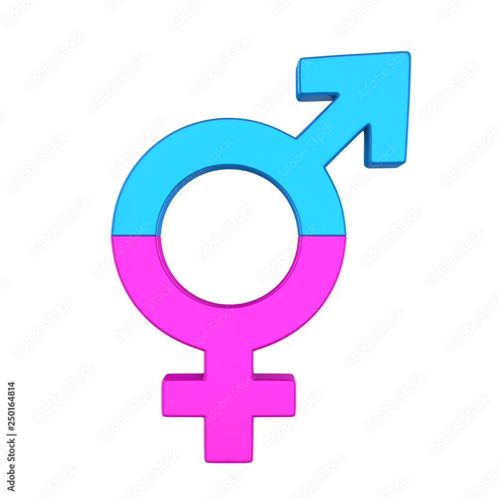 Transgender Symbol Isolated Transgender Symbol Isolated