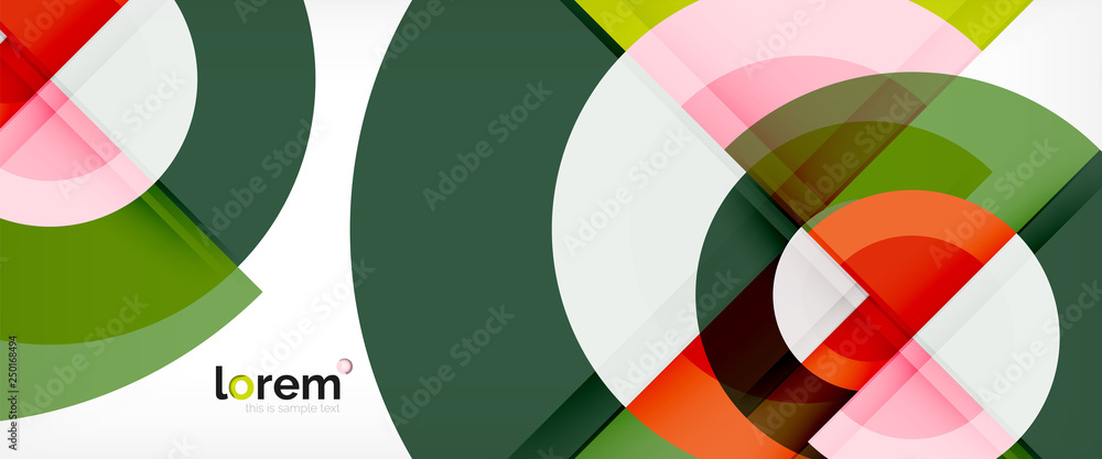 Multicolored round shapes abstract background Multicolored round shapes abstract background