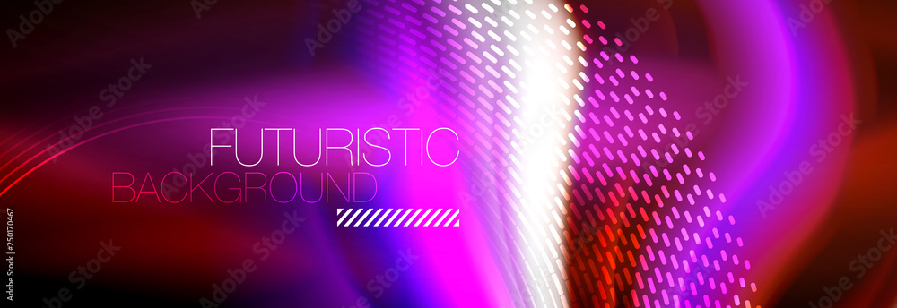 Fluid colors mixing glowing neon wave background, holographic texture Fluid colors mixing glowing neon wave background, holographic texture