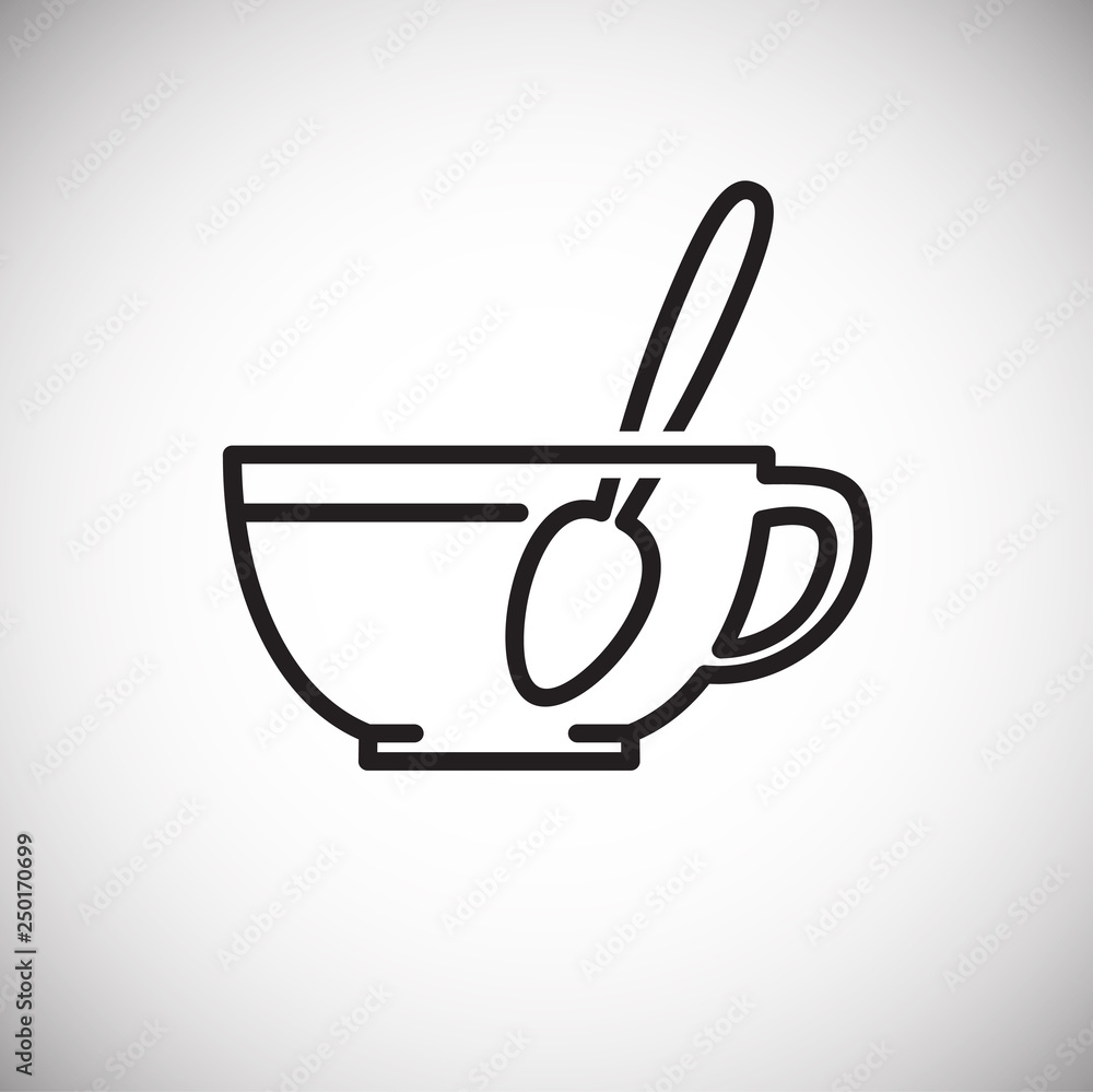 Hot drink outline icon on white background for graphic and web design, Modern simple vector sign. Internet concept. Trendy symbol for website design web button or mobile app Hot drink outline icon on white background for graphic and web design, Modern simple vector sign. Internet concept. Trendy symbol for website design web button or mobile app