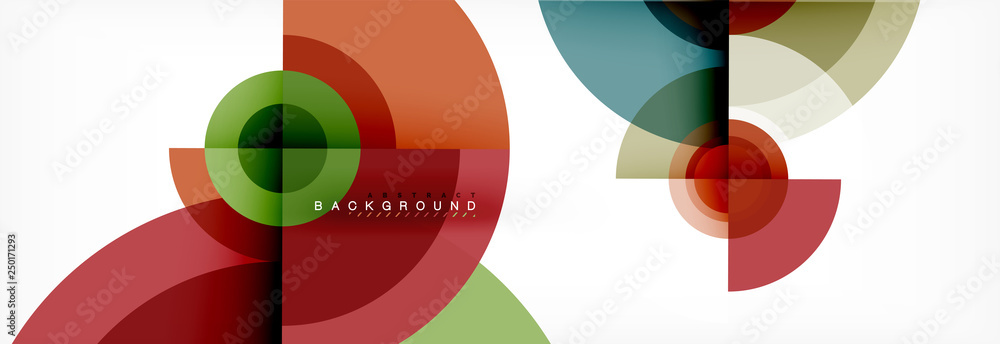 Minimal geometric circles and triangles abstract background, techno modern design, poster template Minimal geometric circles and triangles abstract background, techno modern design, poster template