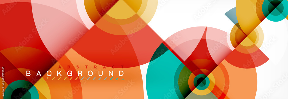Abstract background circle design
