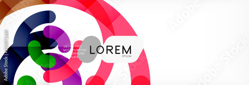 Circular lines design background