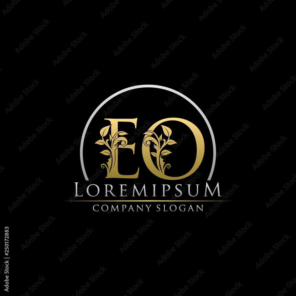 Luxury Gold EO Letter Logo