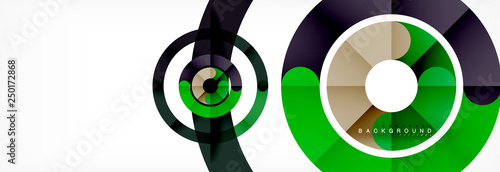 Circular lines design background