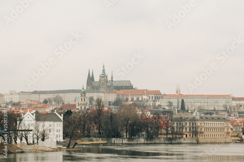 Prague, Czech Republic - 04 02 2013: Architecture, buildings and landmark. View of the streets of Praha