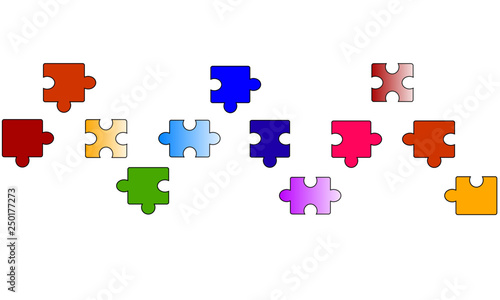 puzzle hintergrund farbig bunt
