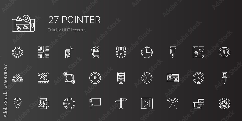 pointer icons set pointer icons set