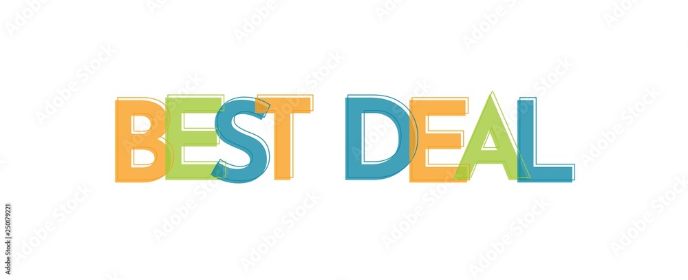 Best Deal word concept Best Deal word concept