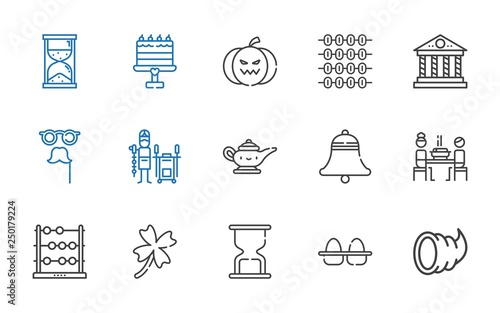 traditional icons set