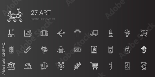 art icons set