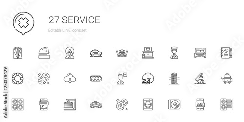 service icons set