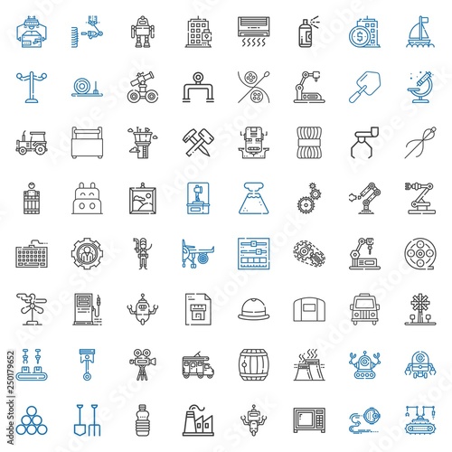 industry icons set © NinjaStudio