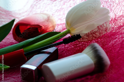Set of decorative cosmetics for make-up