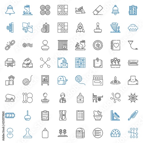 clip icons set