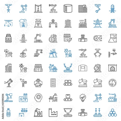 factory icons set