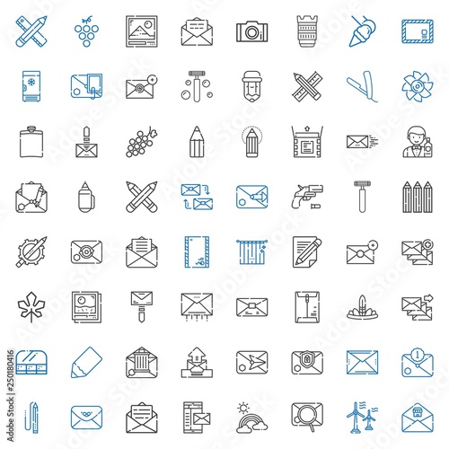contour icons set