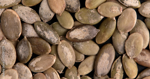 Organic and healthy pumpkin seeds