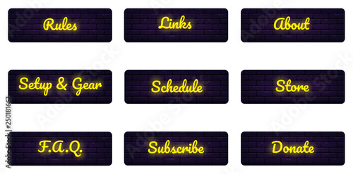 Description categories buttons