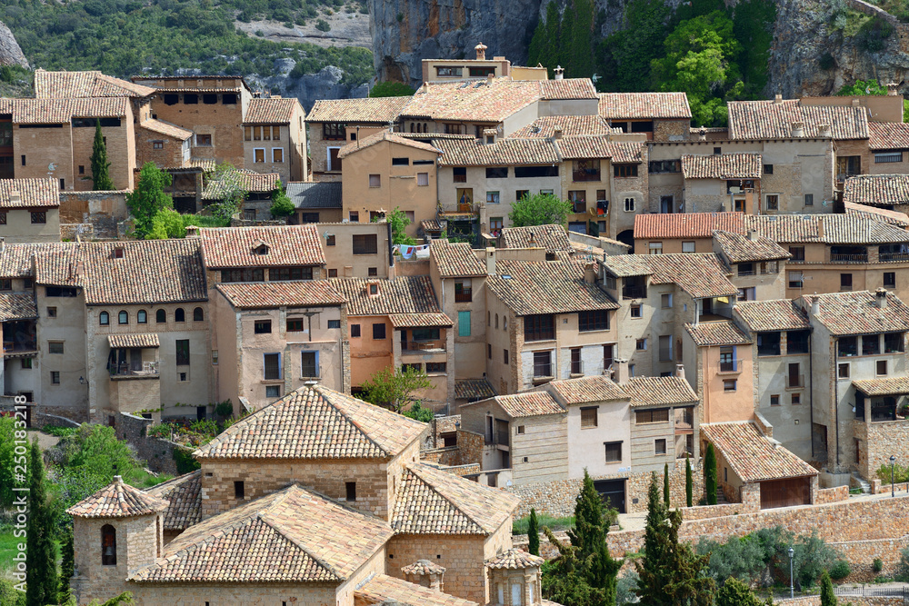 Alquezar village in Spain