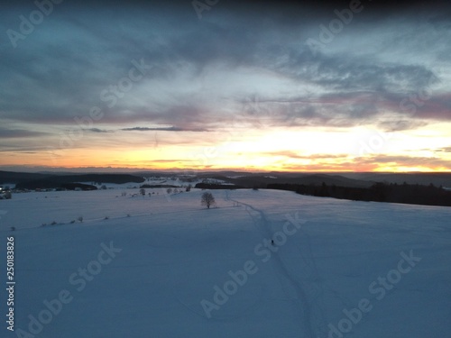 Winter-Sonnenuntergang 2