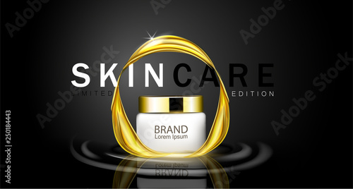 Beauty salon, cosmetic branding. Makeup, makeover, cosmetic, fashion design. Typographic trend design vector illustration